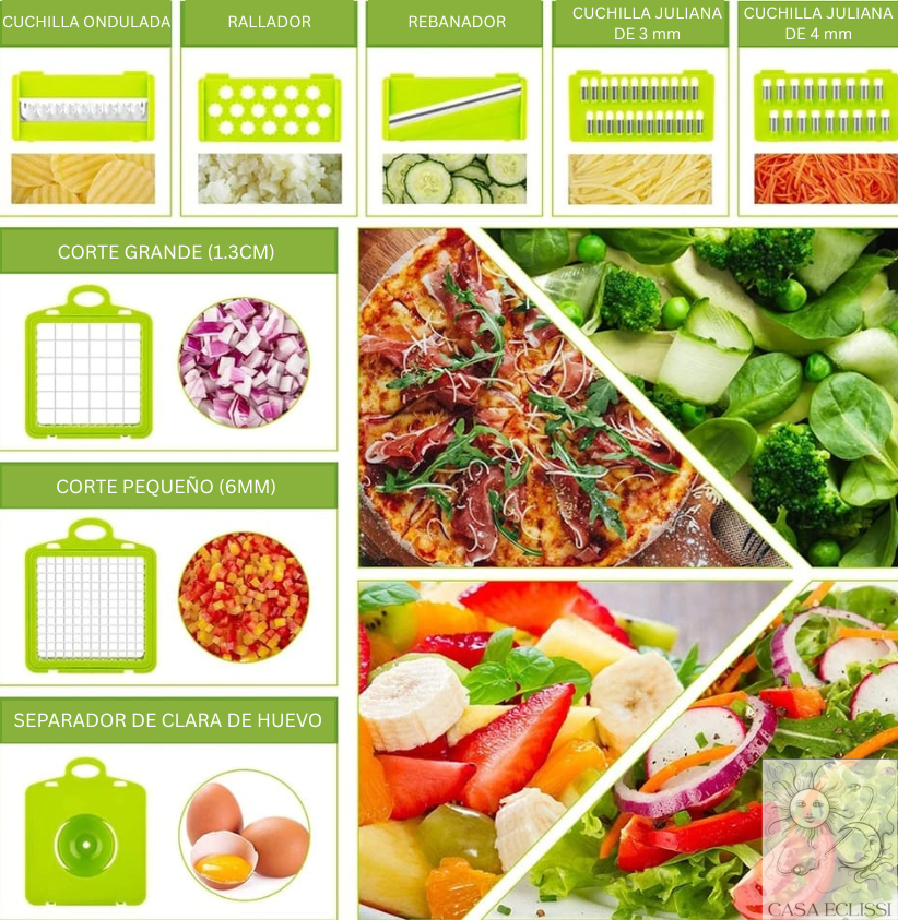 Cortador de Verduras Nicer 13 en 1